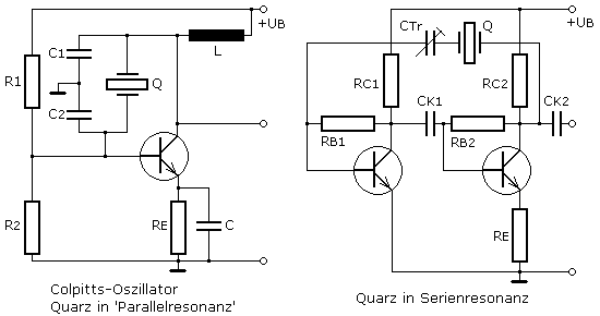 Quarzgenerator Schaltplan - Wiring Diagram